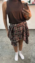 Gonna pantaloncino camicia