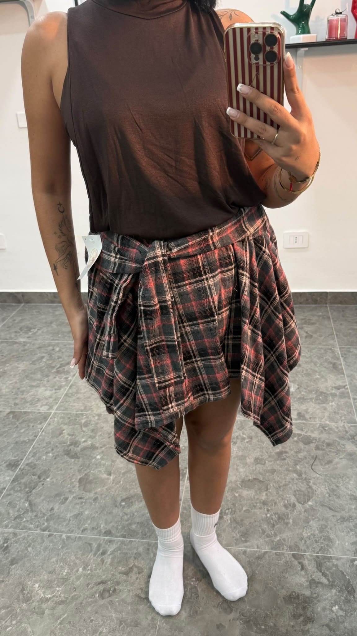 Gonna pantaloncino camicia