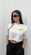 T-shirt con scritta