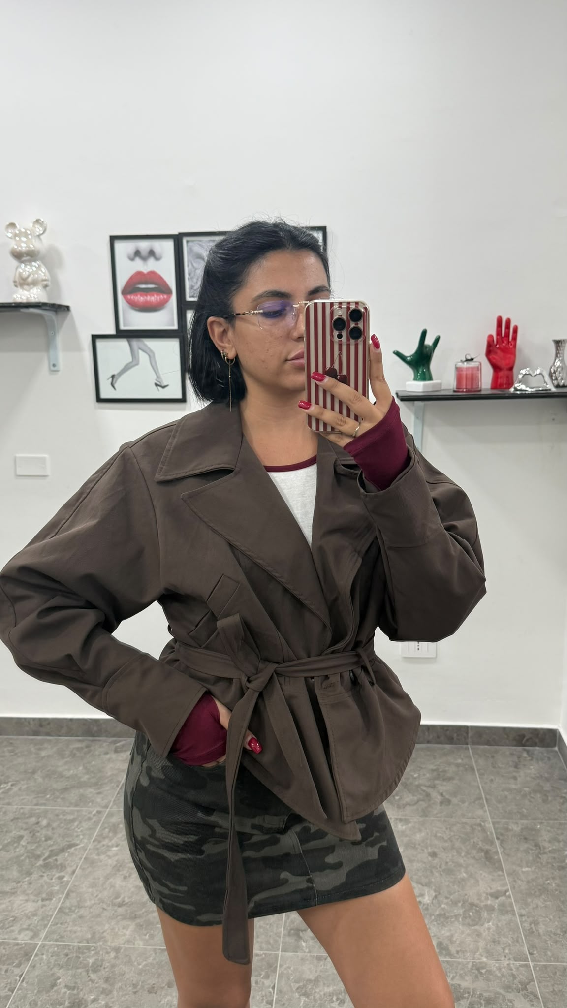 Trench doppio petto