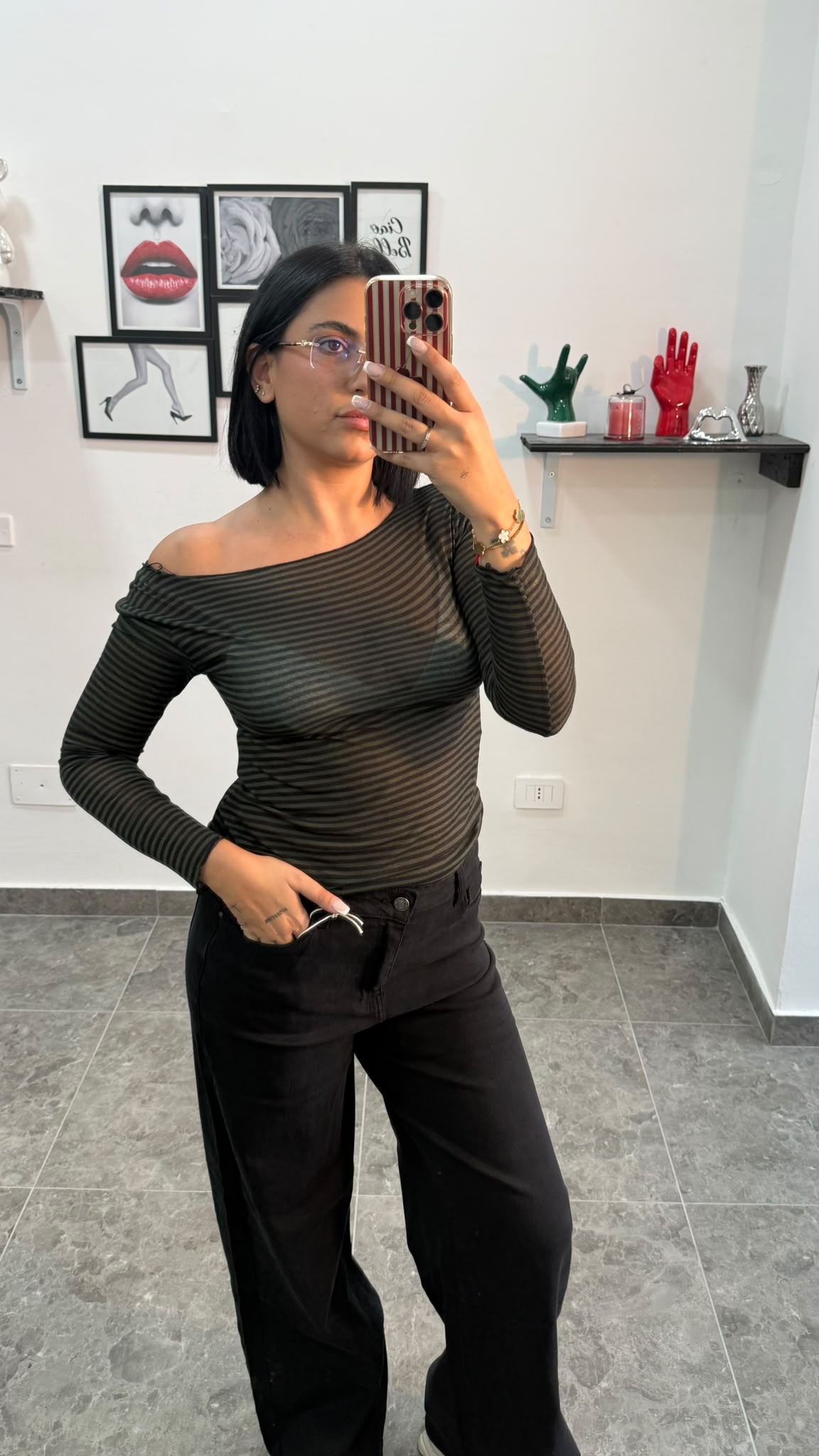 Maglia Kim a righe