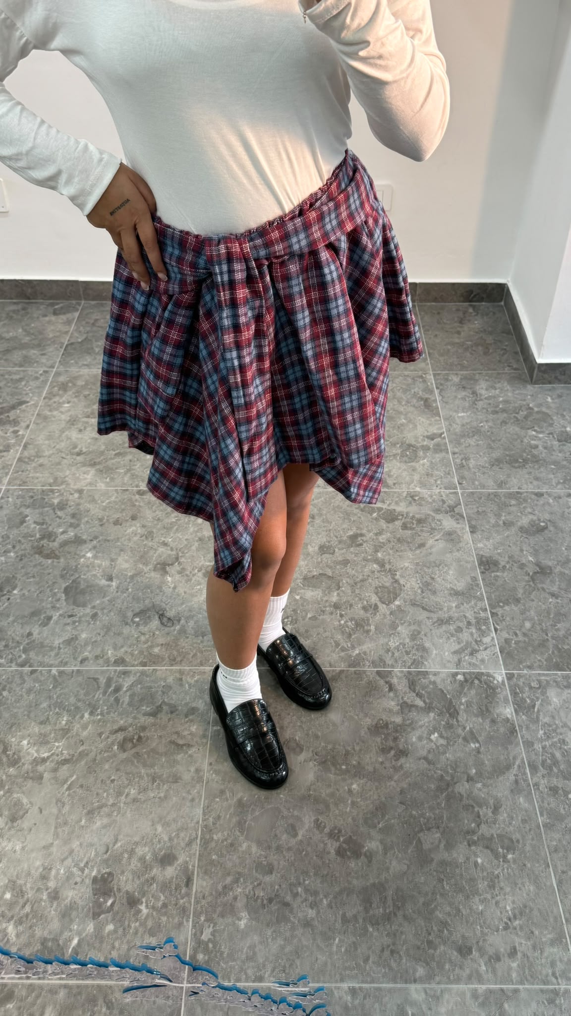 Gonna pantaloncino camicia