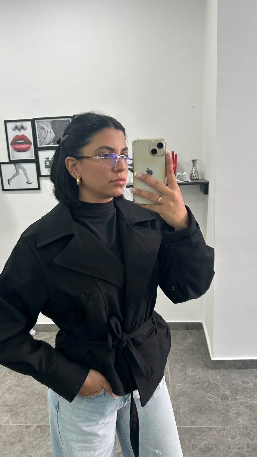 Trench doppio petto