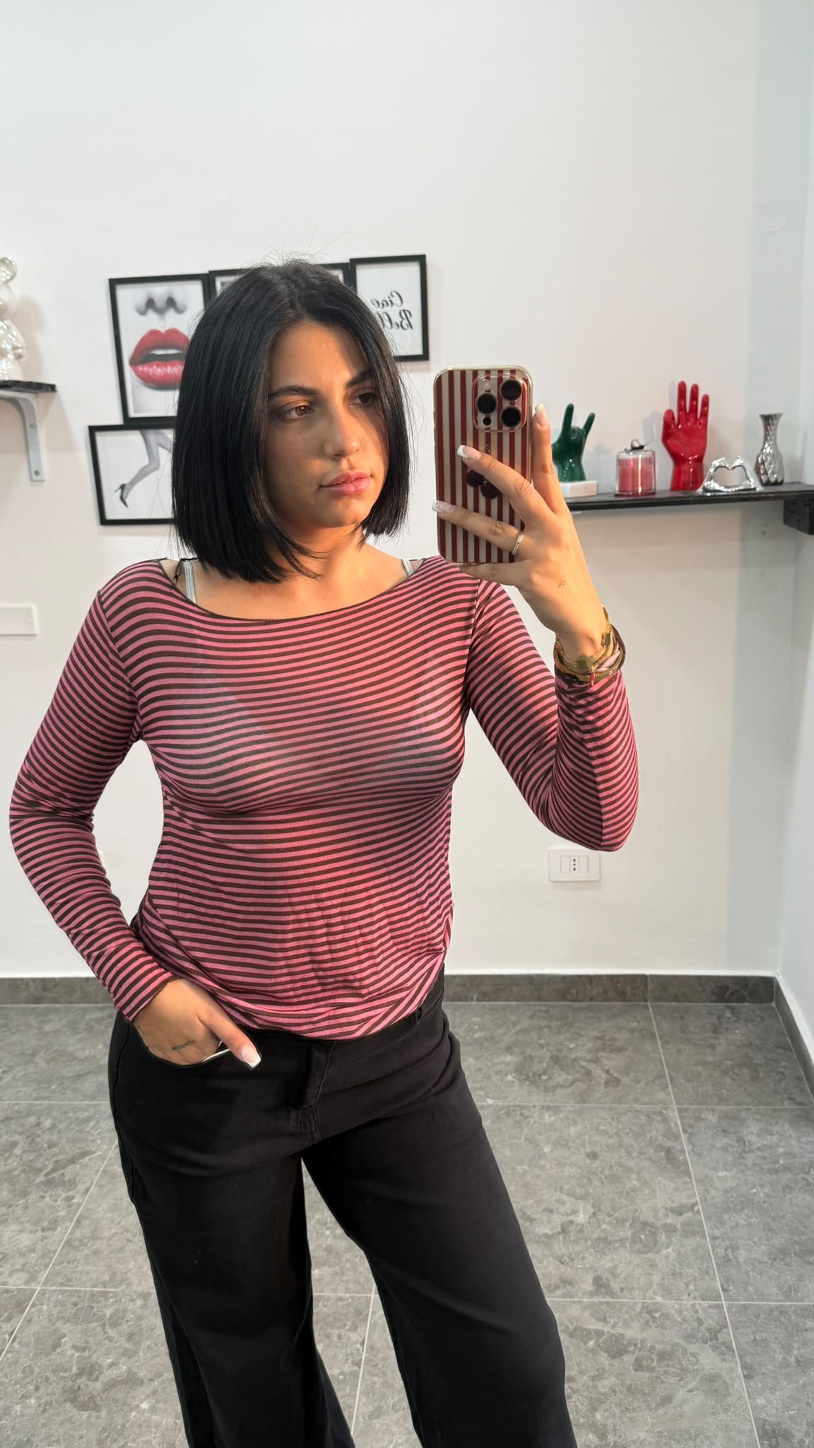 Maglia Kim a righe