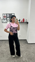 Jeans palazzo nero
