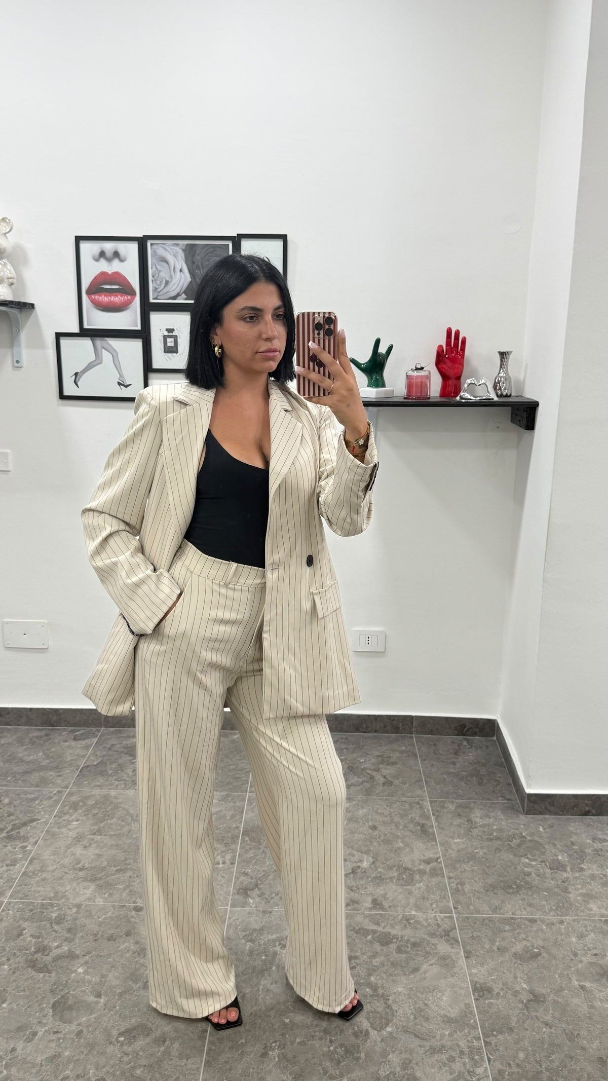 Tailleur gessato
